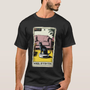 Camiseta Aspirador Robô Roda da Fur-Tuna Cartão Tarot Diver