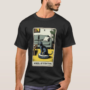 Camiseta Aspirador Robô Roda da Fur-Tuna Cartão Tarot Diver