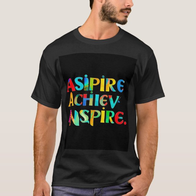 Camiseta Aspire Achieve Inspire (Frente)
