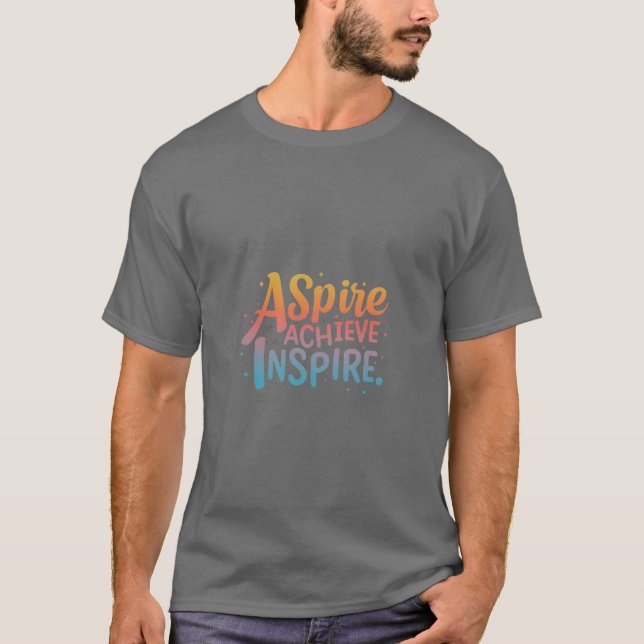 Camiseta Aspire Achieve Inspire (Frente)
