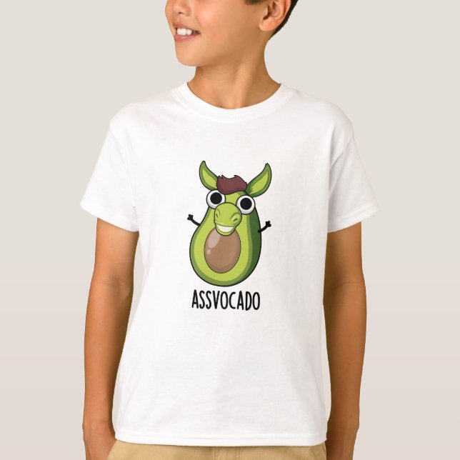 Camiseta Ass-vocado Funny Avocado Pun (Frente)