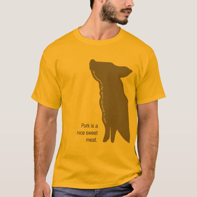 Camiseta Assado 2009 do porco (Frente)