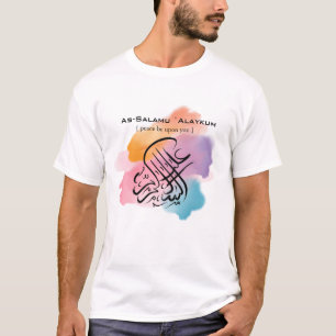 Camiseta Assalamu 'alaikum - Caligrafia árabe Arte