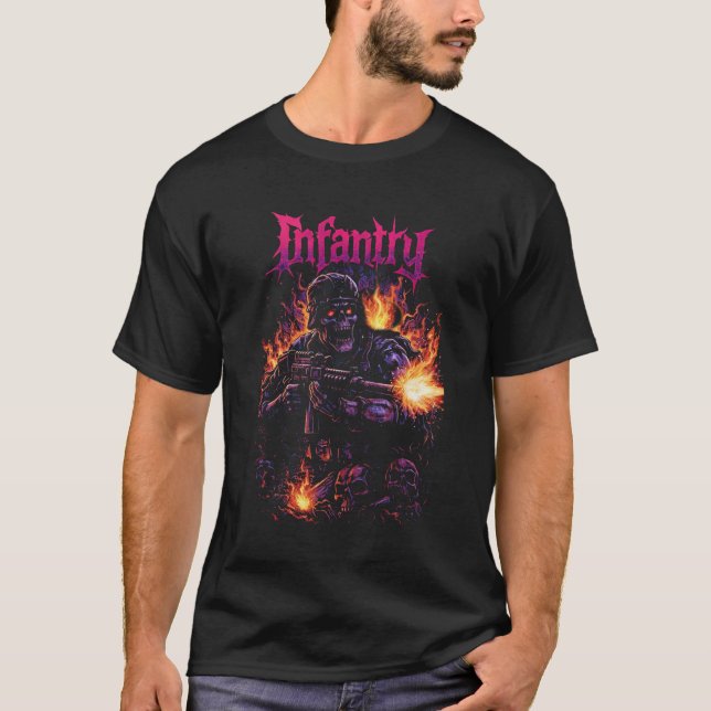 Camiseta Assalto de Fogo de Infantaria (Frente)