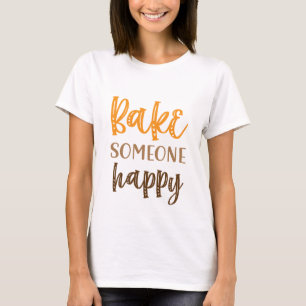Camiseta Assar Alguém Feliz Negrito Russo
