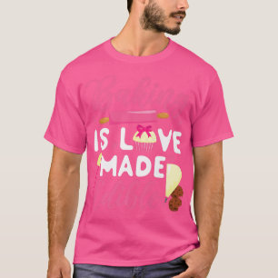 Camiseta Assar Bajulando Cupcake Rolando Pino Baking É Louc