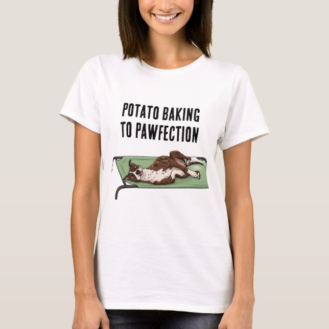 Camiseta Assar Batata à Perfeição Canina (Frente)