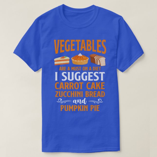Camiseta Assar De Bagas De Bolo Vegetais Vegetais Vegan D (Frente do Design)