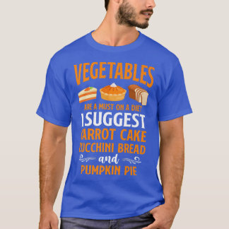 Camiseta Assar De Bagas De Bolo Vegetais Vegetais Vegan D