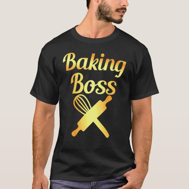 Camiseta Assar de padeiro Baking Boss (Frente)