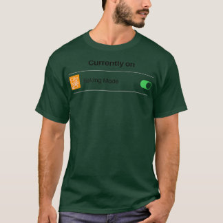 Camiseta Assar De Vamos No Modo De Baking Atualmente