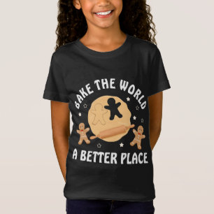 Camiseta Assar Do Mundo Um Melhor Lugar Para O Biscoito De 