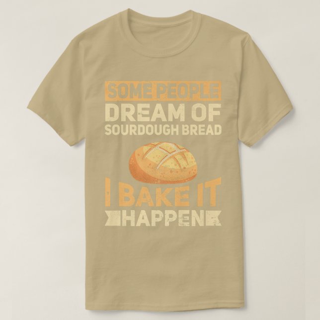 Camiseta Assar Engraçado Pão Pão-Pão Bakeaholy (Frente do Design)