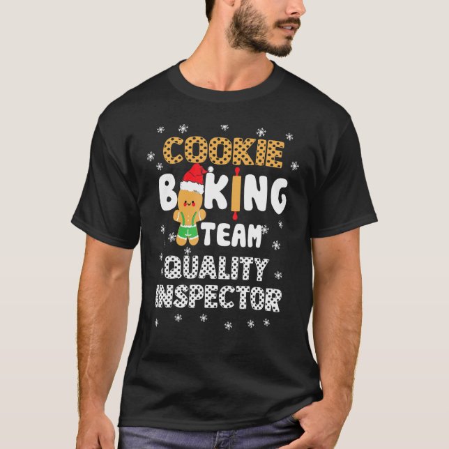 Camiseta Assar Esquadrão de Natal Cookie Equipe Baking Capi (Frente)