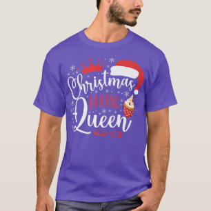 Camiseta Assar Faturando Cupcake de Natal Rainha