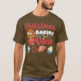 Camiseta Assar Fazendo Pão de Natal Homem Rainha Cristo