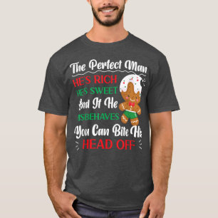 Camiseta Assar Fazendo Pão De Natal O Homem Perfeito