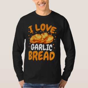 Camiseta Assar Pão Padeiro Eu Amo Pão de Alho