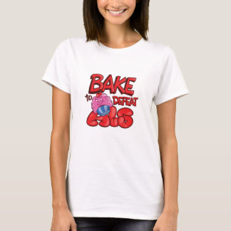 Camiseta Assar para derrotar o específico do cupcake do ALS