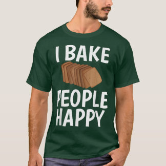 Camiseta Assar Pessoas Feliz Tee de Piada Humor para Baking
