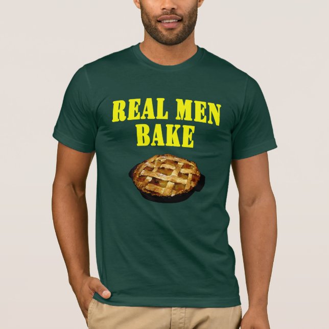 Camiseta Assar real dos homens (Frente)