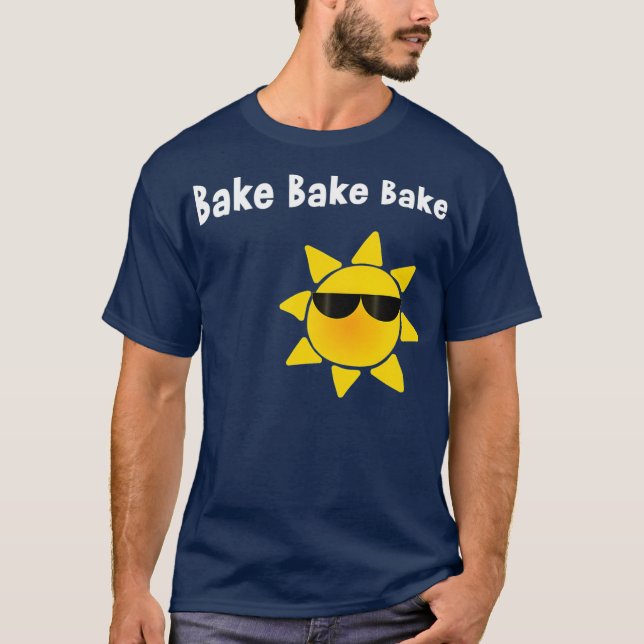 Camiseta Assar Sua Booty Sun Bitsy Bikini Punny (Frente)