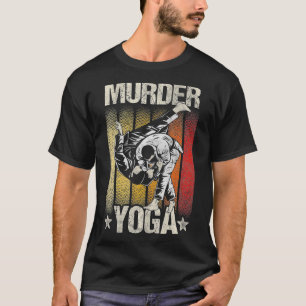 Camiseta Assassinato do Yoga Brasil Jiu Jitsu Luta BJJ