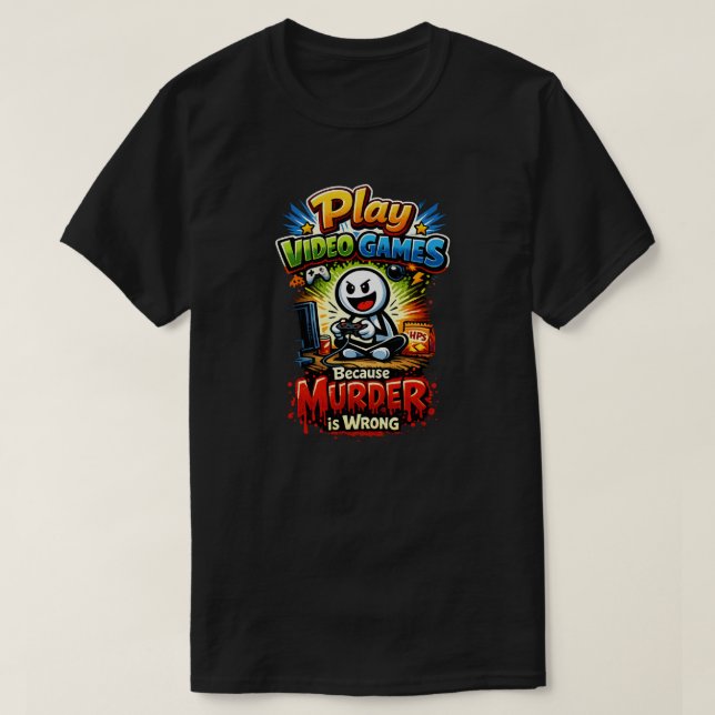 Camiseta Assassinato É Errado 1 (Frente do Design)