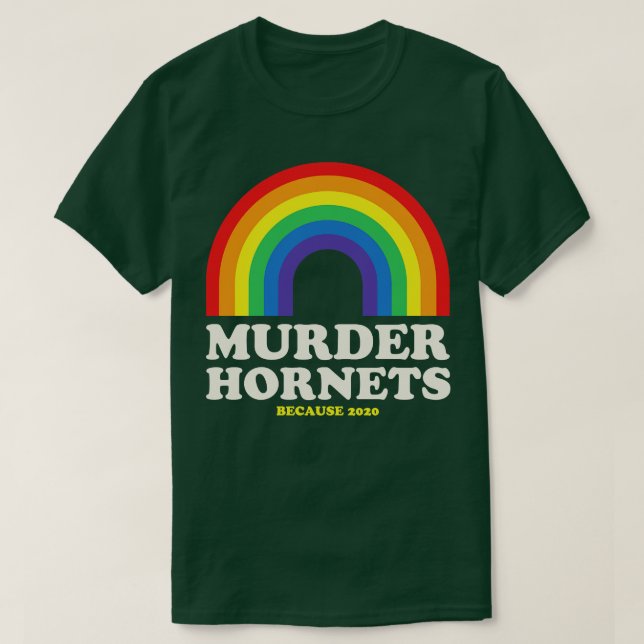 Camiseta Assassinato Hornets Rainbow 2020 (Frente do Design)