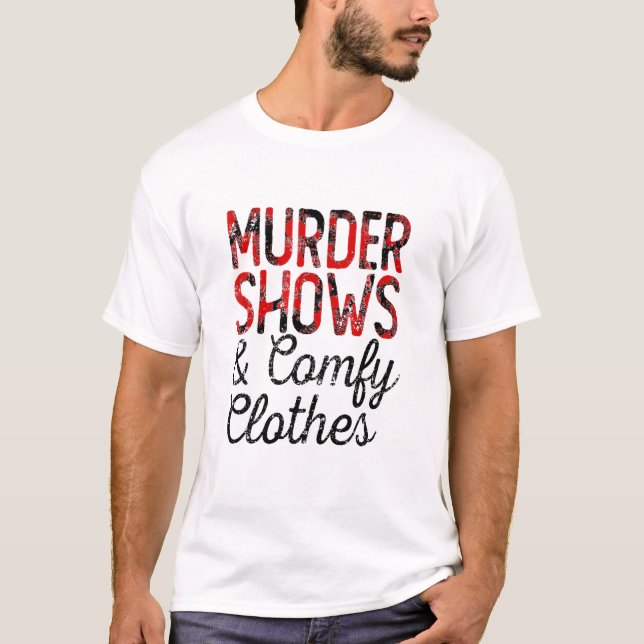 Camiseta Assassinato Mostra E Comprova Roupas Verdadeiras V (Frente)