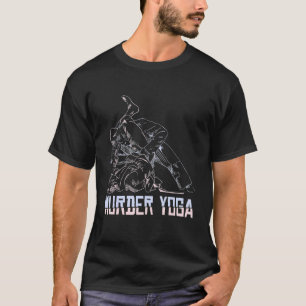 Camiseta Assassinato Yoga BJJ Gratuando Vintage Jujutsu Mar