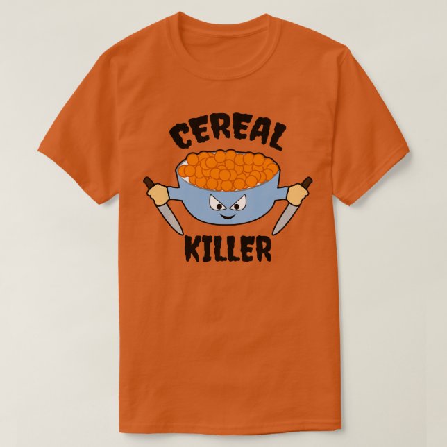 Camiseta Assassino de Cereais (Frente do Design)