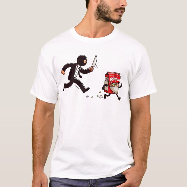 Camiseta Assassino de Cereais (Frente)