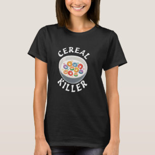 Camiseta Assassino de Cereais Design para Amantes de Café d