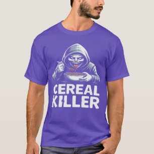 Camiseta Assassino de Cereais Filme de Terror Divertido de