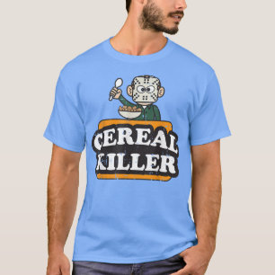 Camiseta Assassino de Cereal Comida Trocadilho Humor Fodora