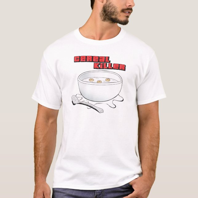 Camiseta assassino do cereal (Frente)