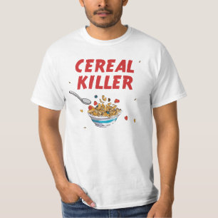 Camiseta Assassino do cereal de pequeno almoço