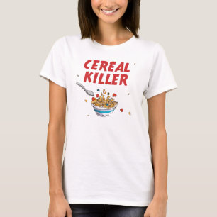 Camiseta Assassino do cereal de pequeno almoço