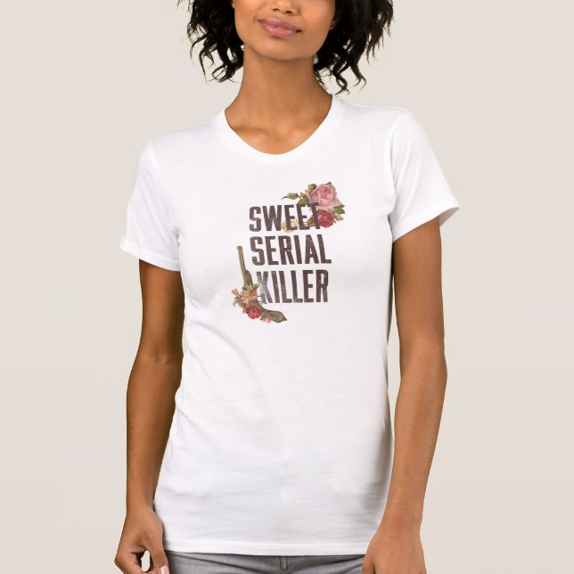 Camiseta Assassino em série doce (Frente)