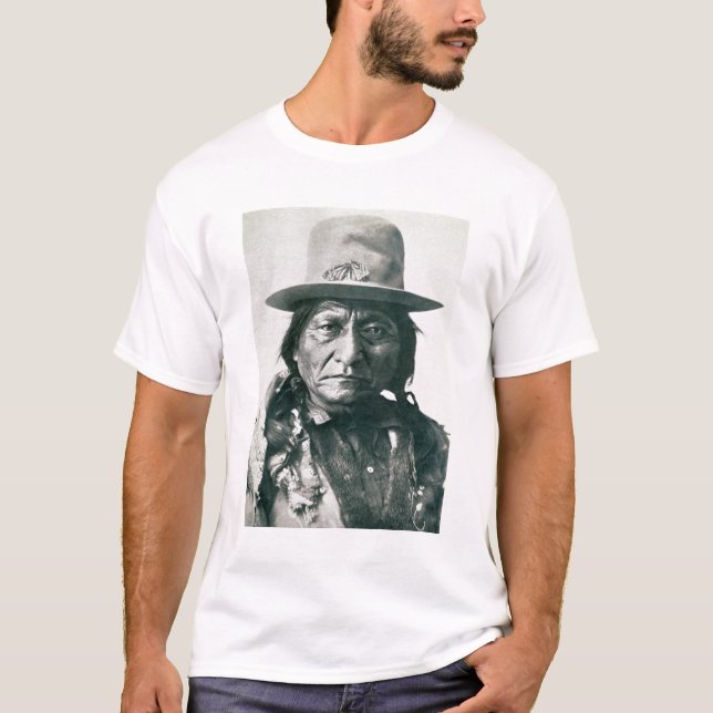 Camiseta Assento Bull (1831-1890) (foto de b/w) (Frente)