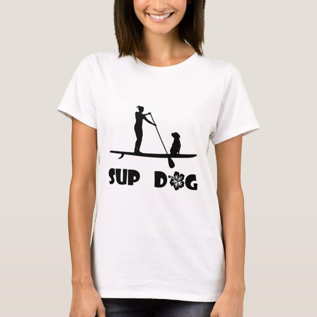 Camiseta Assento do cão do SUP (Frente)