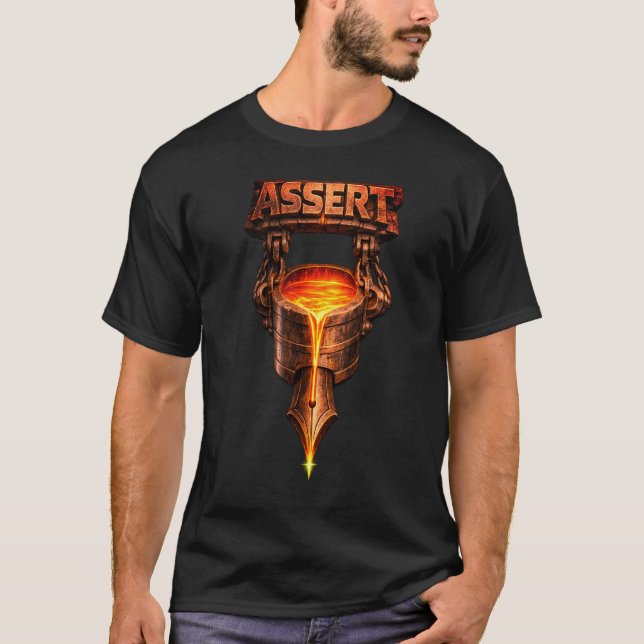 Camiseta ASSERT – Forged in Fire (Frente)