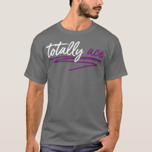 Camiseta Assexualidade LGBT do Orgulho Aexual Totalmente Ac
