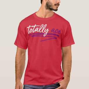 Camiseta Assexualidade LGBT do Orgulho Aexual Totalmente Ac
