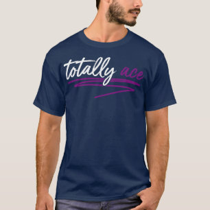 Camiseta Assexualidade LGBT do Orgulho Aexual Totalmente Ac