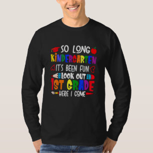 Camiseta Assim, Graduação Longa No Jardim De Infância Olha 