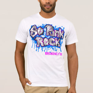 Camiseta "Assim t-shirt de BrokeNCYDE do punk rock"