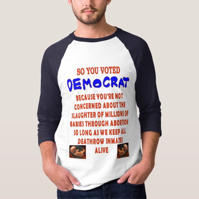 CAMISETA ASSIM VOCÊ VOTOU DEMOCTAT (Frente)