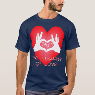 Camiseta assinar o amor linguístico